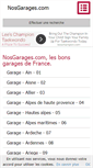 Mobile Screenshot of nosgarages.com